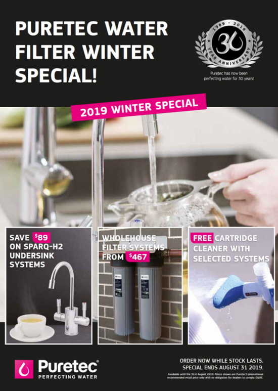 Puretec Water Filter Winter Special